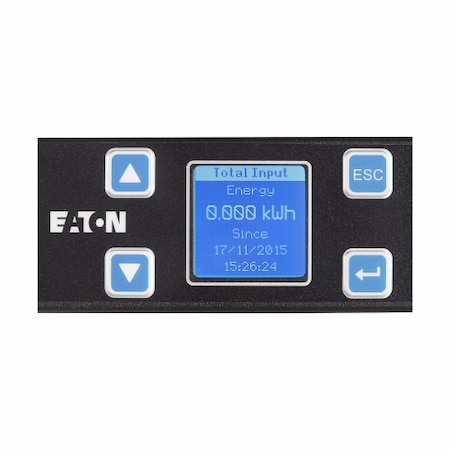 Eaton PDU, Metered, Rack Mounted, 5-20R, 5-20P EMIT01-10